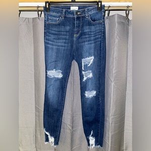 Dark Wash Cello Skinny Jeans